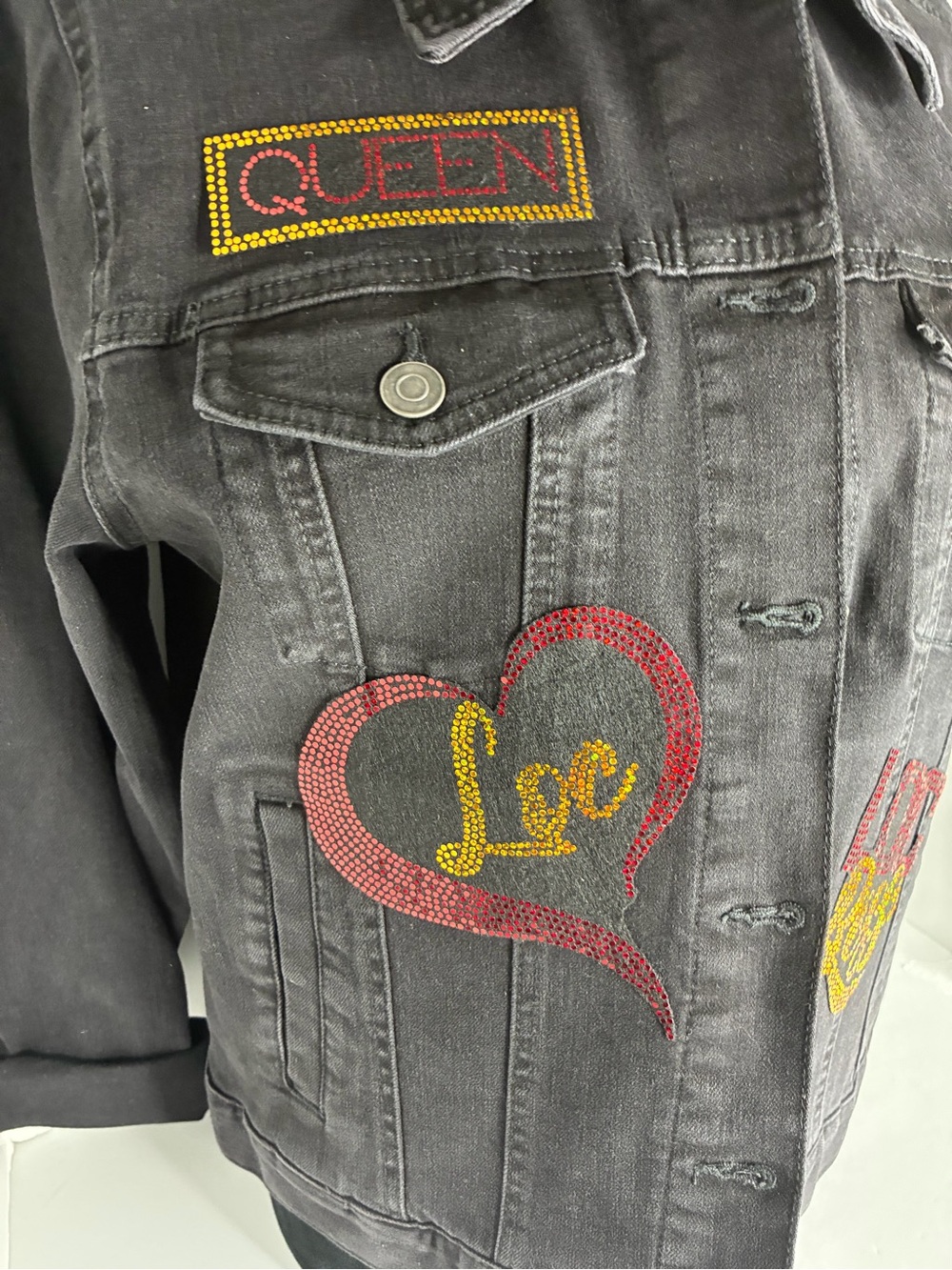 LOCs Lovers Denim Jacket - Picture 2 of 7